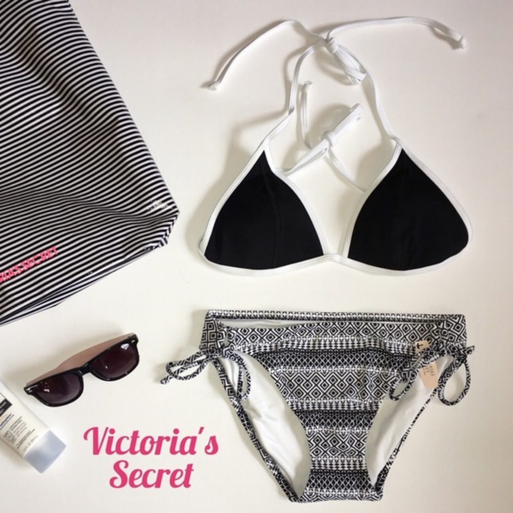PINK Victoria's Secret Bikini Top and Bottom Set
